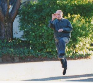Liang Ke Quan performs a Great Monkey Leap from Xing Yi Quan
