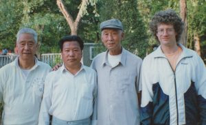 Liu Wan Fu with Scott Jensen in Tianjin in 1995
