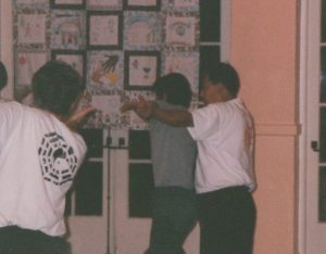 Sifu Zhang Hua Sen teaching Liang Zhen Pu Ba Gua Zhang