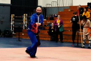 Joseph Vigneri performs Plum Blossom Spear from the Lohan or Buddha Palm Style of Kung Fu. This is an expert level spear form.